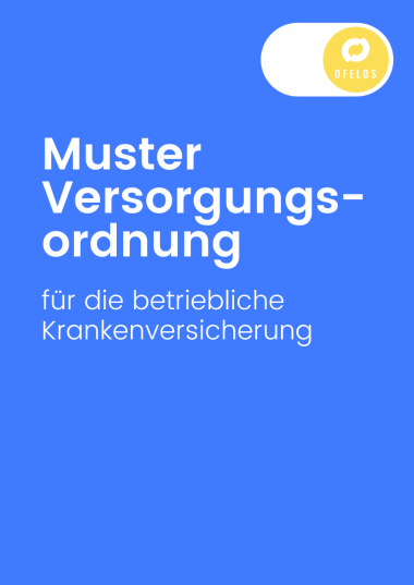 Muster Versorgungsordnung Cover