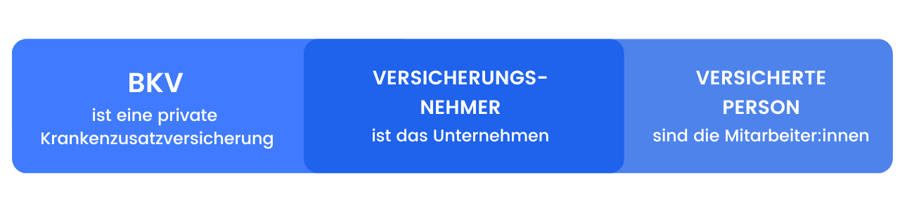BKV-betriebliche-Krankenversicherung-ofelos Was ist eine betriebliche Krankenversicherung? Wer ist Versicherungsnehmer? Wer ist die versicherte Person der bKV?